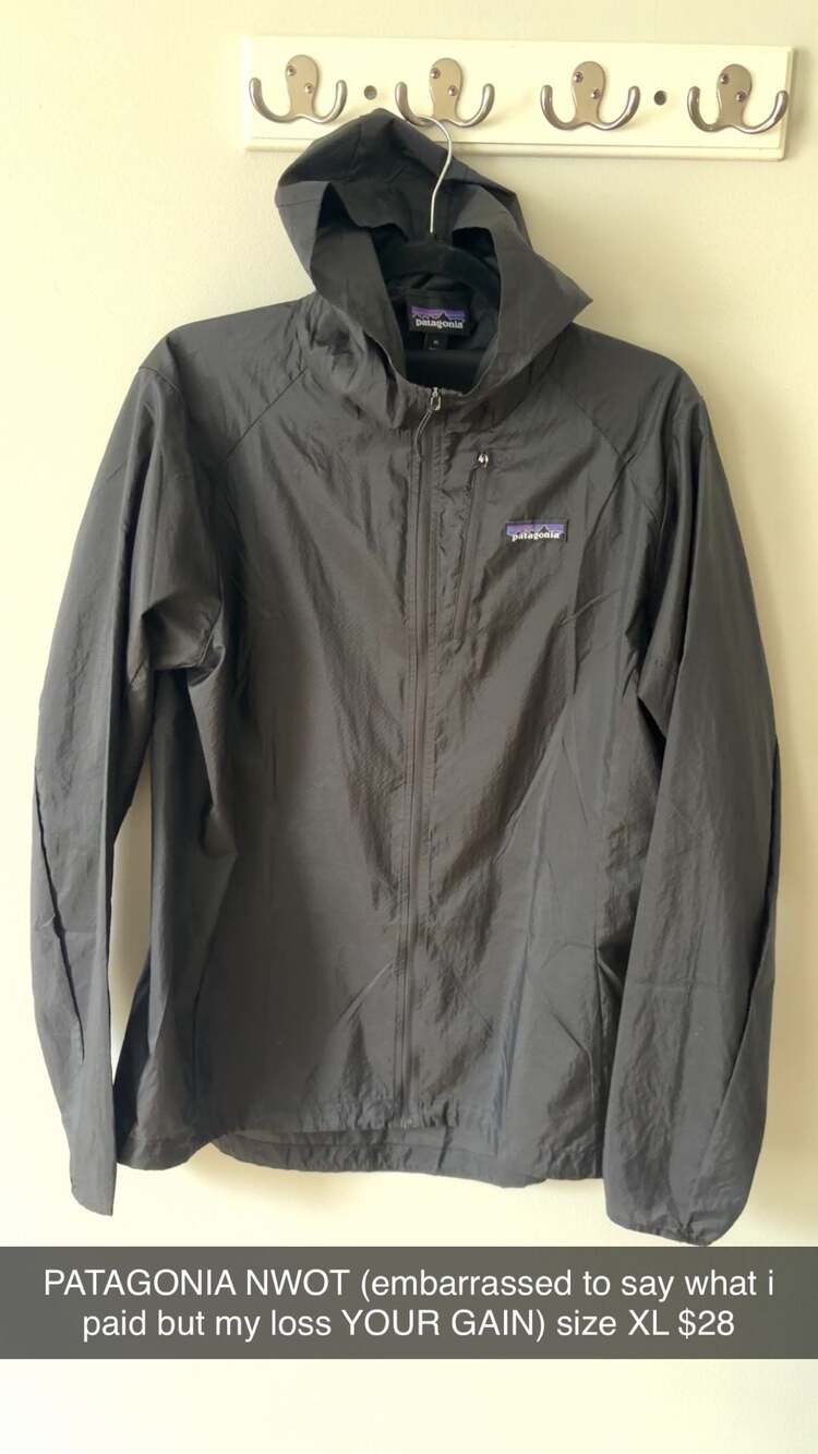 Patagonia Houdini Full-Zip Hooded Jacket Size XL